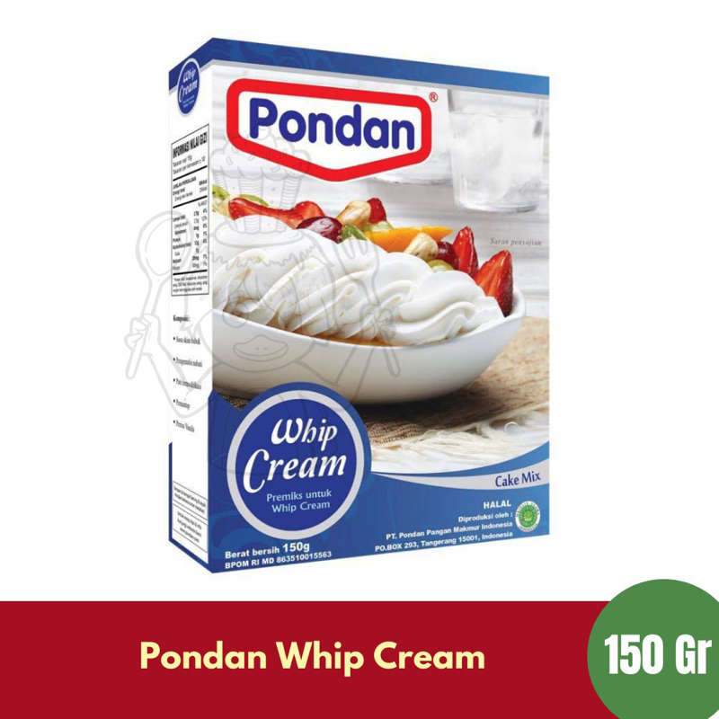 

Pondan Whip Cream 150 Gr