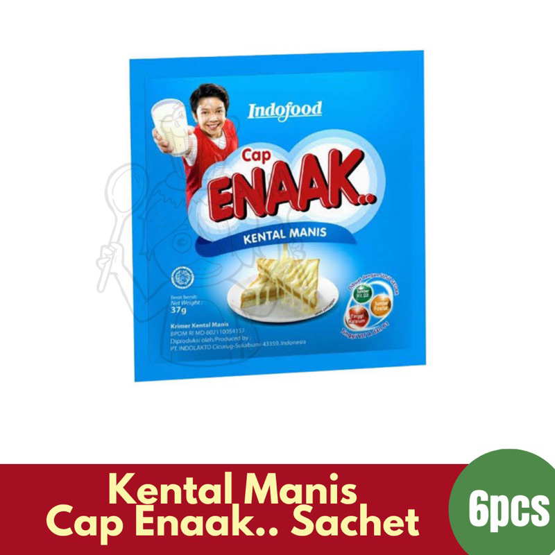 

Kental Manis Cap Enaak Sachet Isi 6