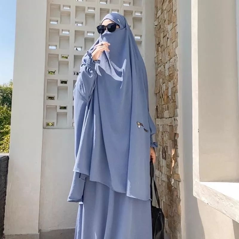 Inara set French khimar+rok