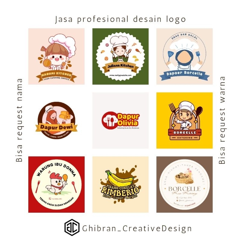 

Jasa Profesional Desain Logo || Logo Perusahaan, Logo Umkm,Logo Restoran, Logo Creative Bisa Request