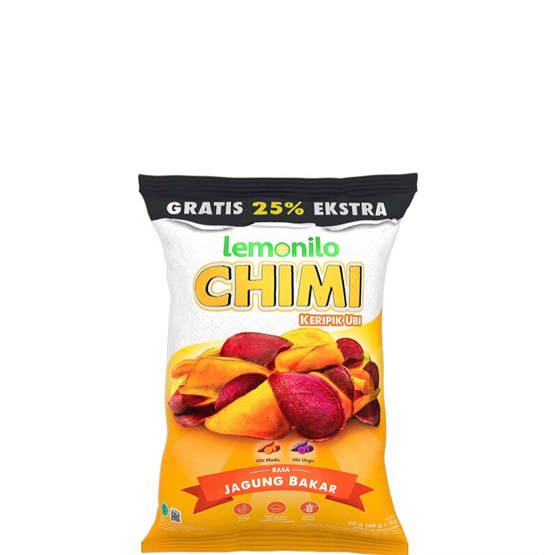 

Lemonilo Chimi keripik Ubi 40g Jagung Bakar Balado