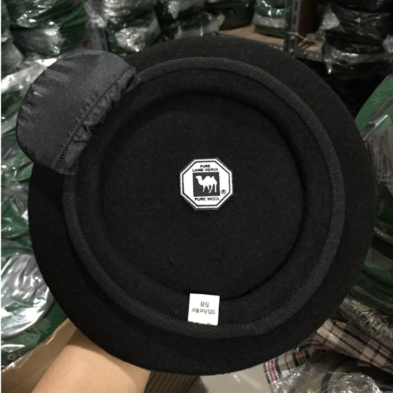 Baret Sabhara / Polisi Camel Asli Logo Onta Hitam