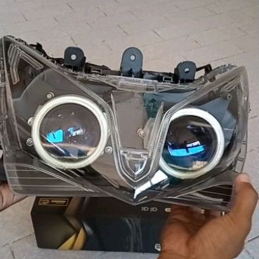 Paket headlamp vario 125 isi Projie biled