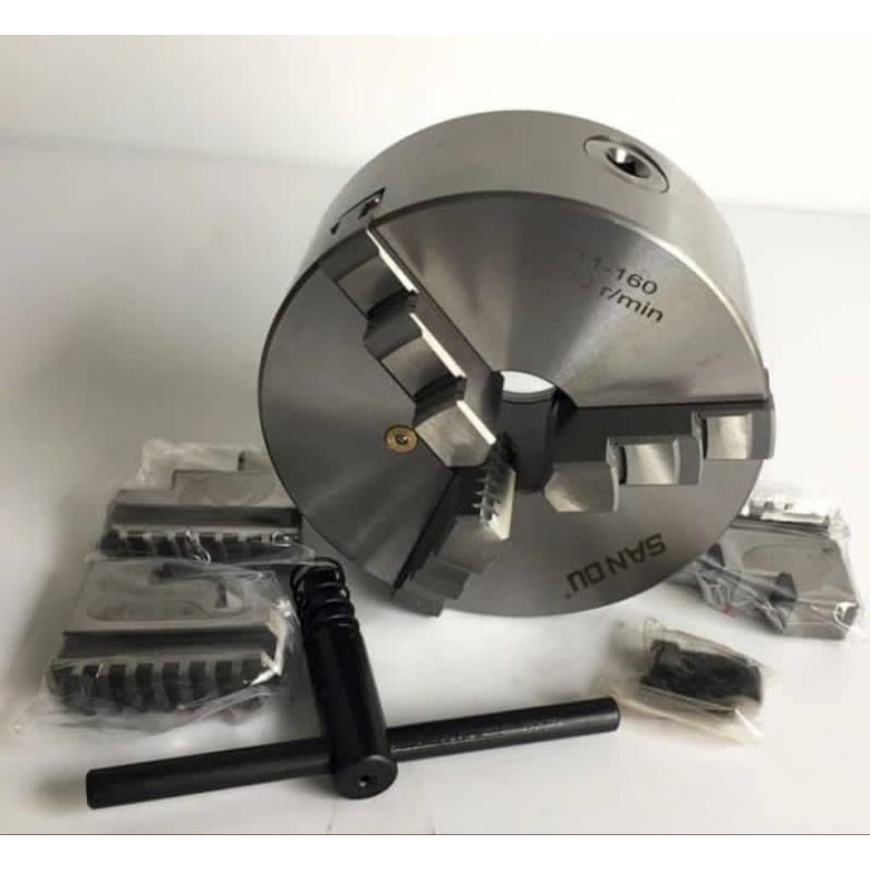 catok bubut claw bubut 6inchi 3jaw atau 3kaki mesin bubut