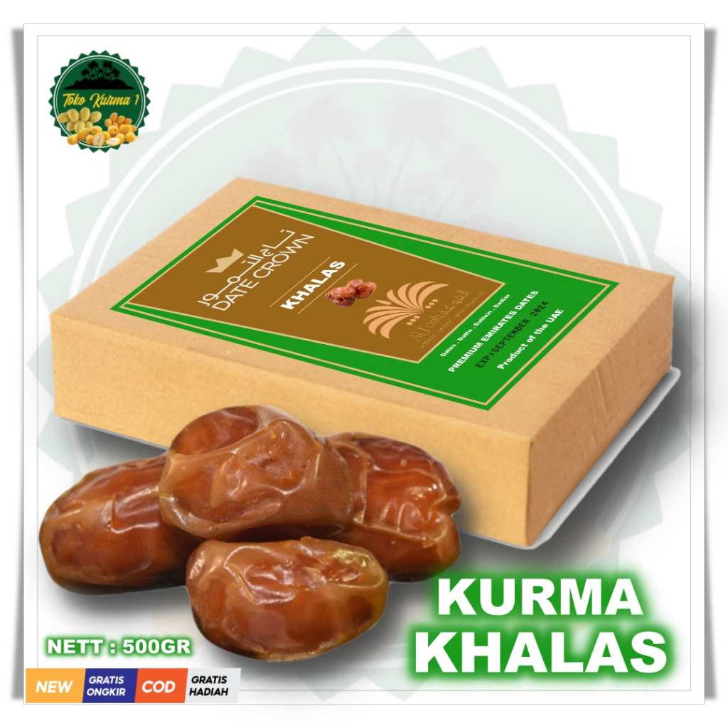 

KURMA KHALAS PREMIUM 500GR KUALITAS TERBAIK