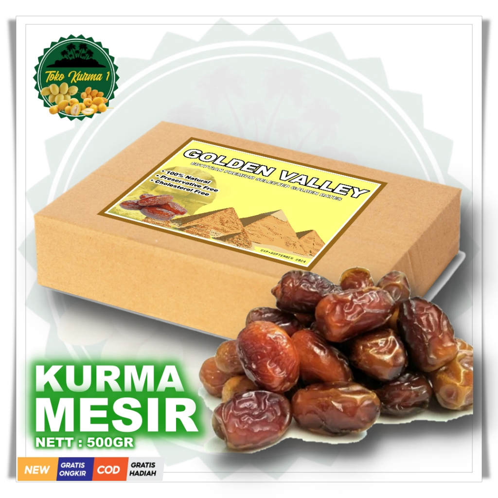 

[NEW] Kurma madu mesir isi 500gr [kemasan dus]
