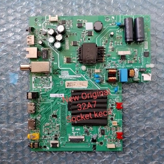 MB - mainboard TV TCL 32A7 - Mobo - motherboard - MB TCL 32A7 Sokcet Kecil