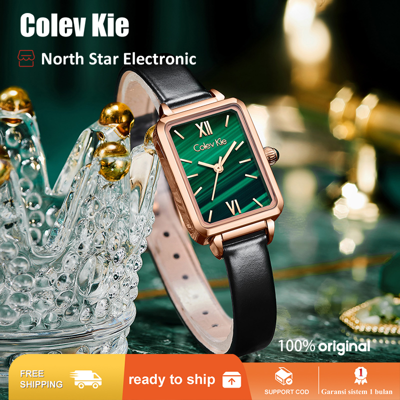 Colev Kie 8001 Jam tangan kuarsa ultra tipis Jam tangan wanita