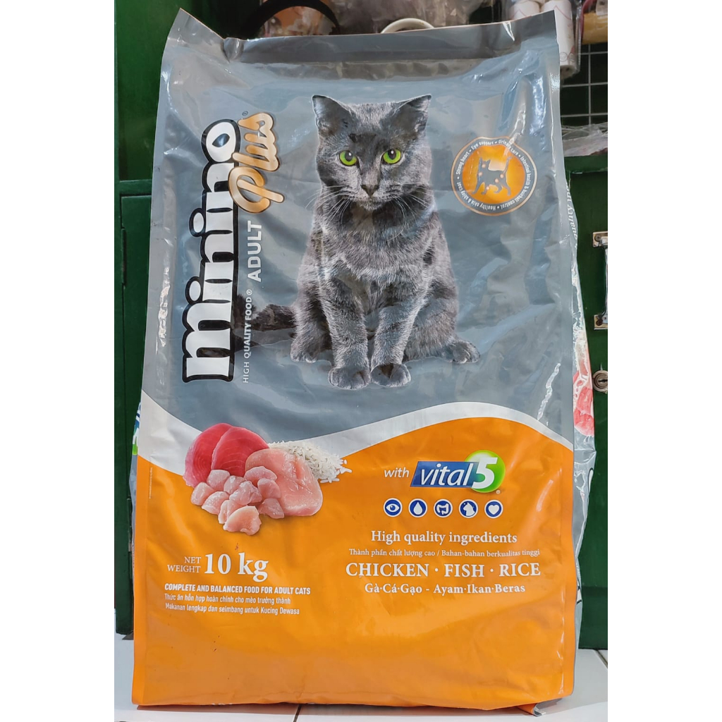 Makanan Kucing Minino Plus 10 kg