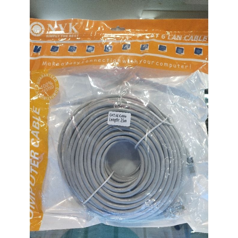 KABEL LAN 25 METER CAT 6E