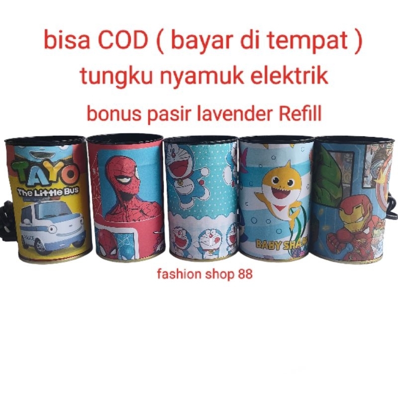 tungku obat nyamuk elektrik free pasir lavender