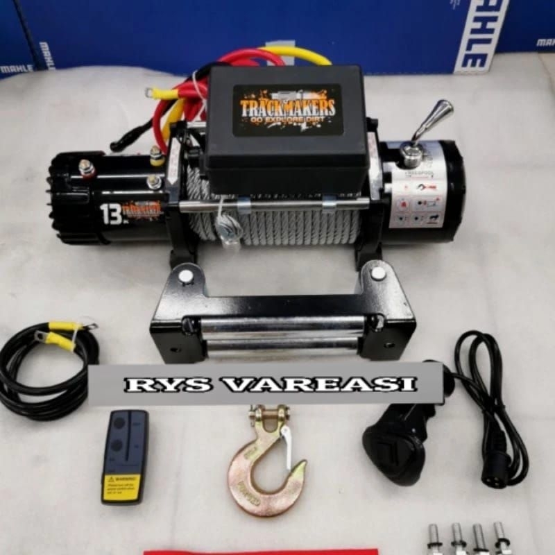 winch Derek trackmaker turtle runva ofrood 13000 LBS 6.5 ton 12 volt