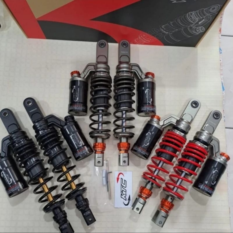 shockbreaker ktc extreme 350 mm pcx 150 shock tabung atas ktc racing