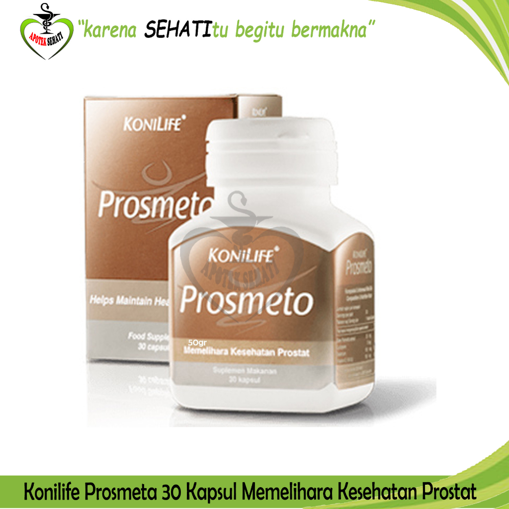 

Konilife Prosmeto 30 Kapsul Suplemen Kesehatan Prostat