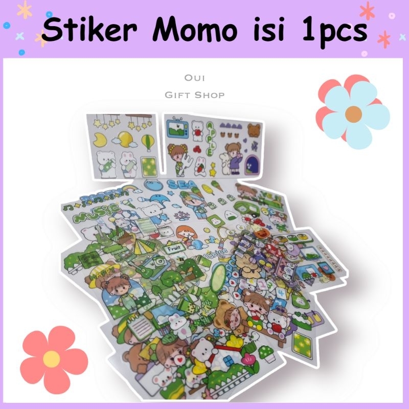 

STIKER MOMO / STIKER VIRAL WATERPROOF ISI 1 PCS