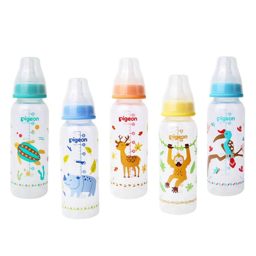 Botol Pigeon Bottle Flexible 120ml 240ml Seri Hewan Khas Indonesia - Botol Susu Dot Motif Animal New