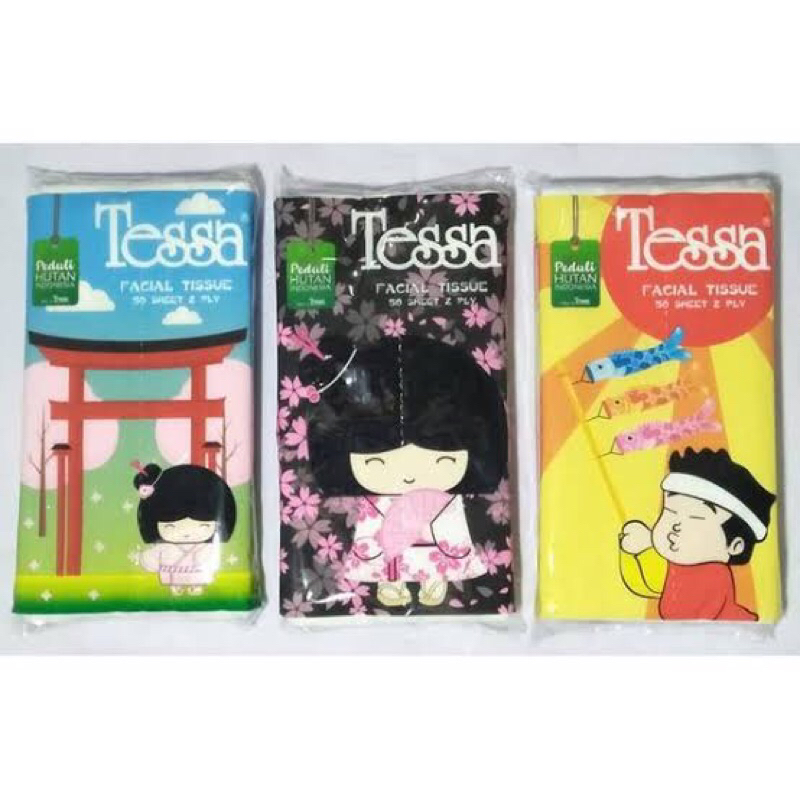 Tessa Facial Tissue 50 Sheets