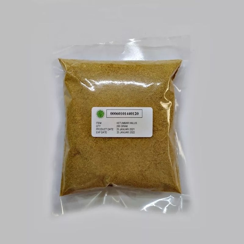 

Ketumbar Bubuk / Corriander Powder Kemasan 200 Gram Kualitas Premium 100%