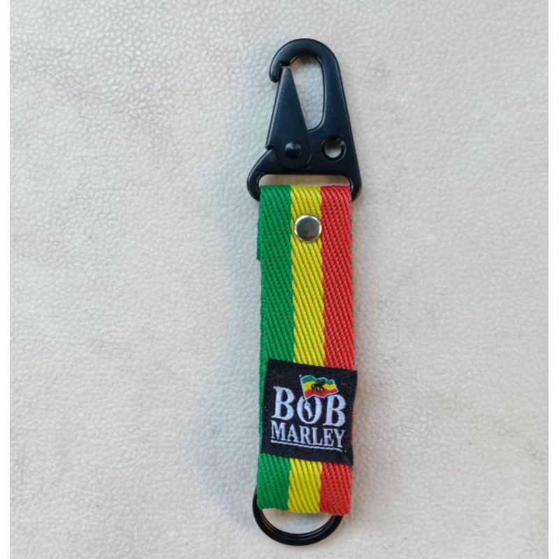 gantungan kunci rasta bob marley hand band tali sepatu sabuk geser ikat pinggang