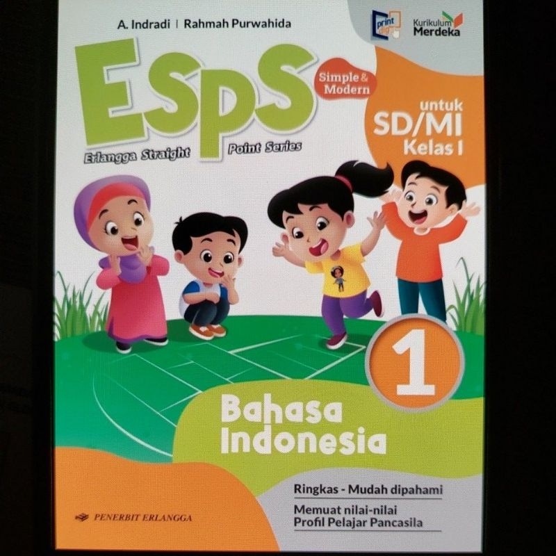 Buku Bahasa Indonesia Erlangga SD Kelas 1