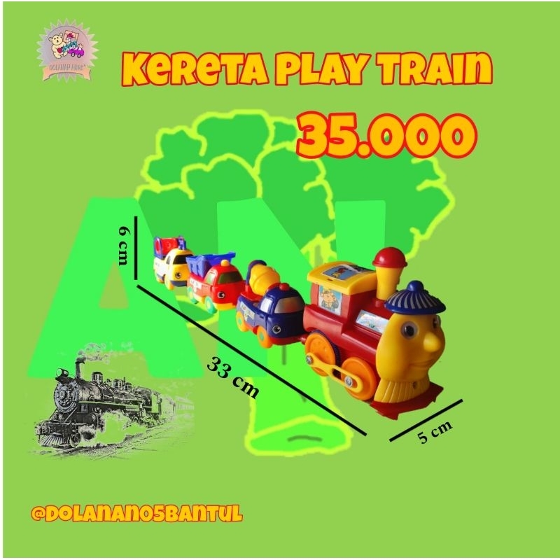 Mainan Anak Kereta Play Train baterai