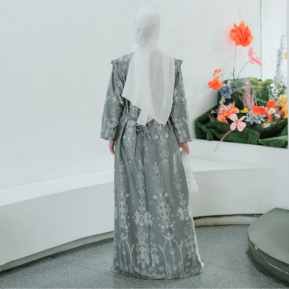 Gamis Dress Muslim Wanita Terbaru Busui Jumbo Size S - 3XL SHIRINZEIN Thalia-3