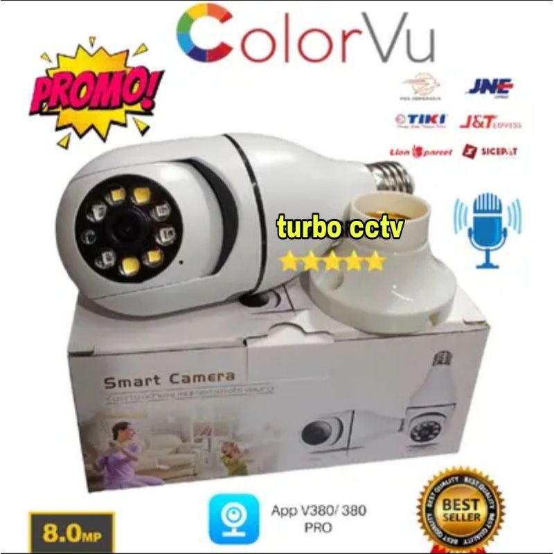 CCTV Lampu V380 Kamera CCTV Wifi Lampu CCTV 360 Derajat CCTV IP