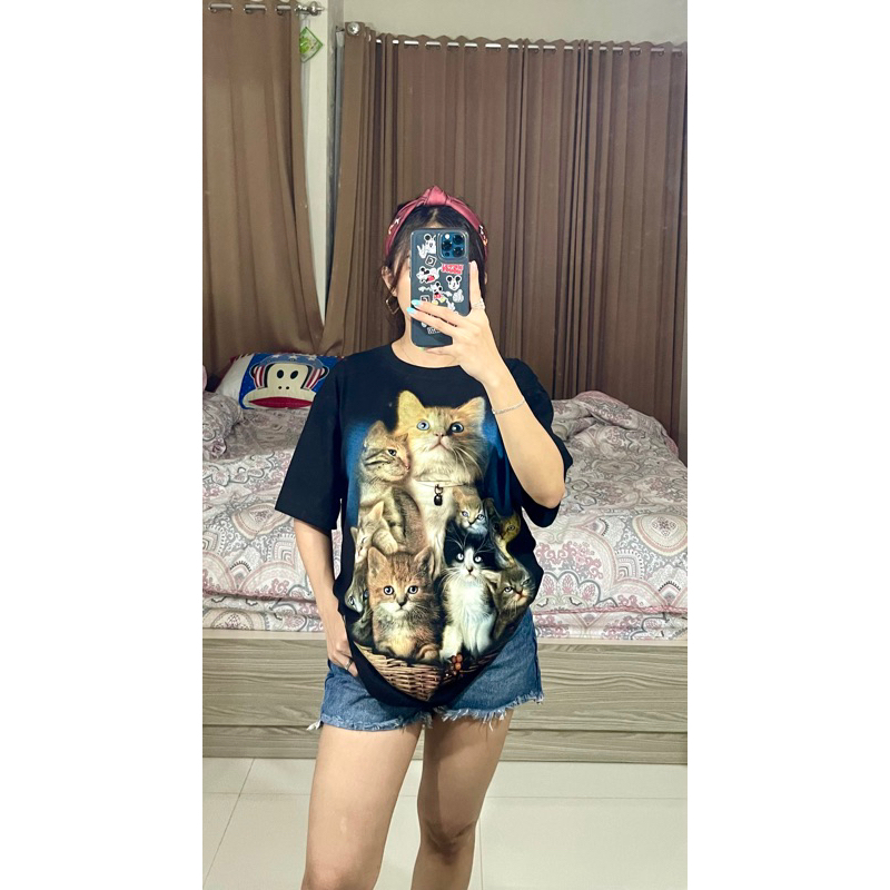 KAOS HD +GLOW IN THE DARK UNISEX, import bangkok