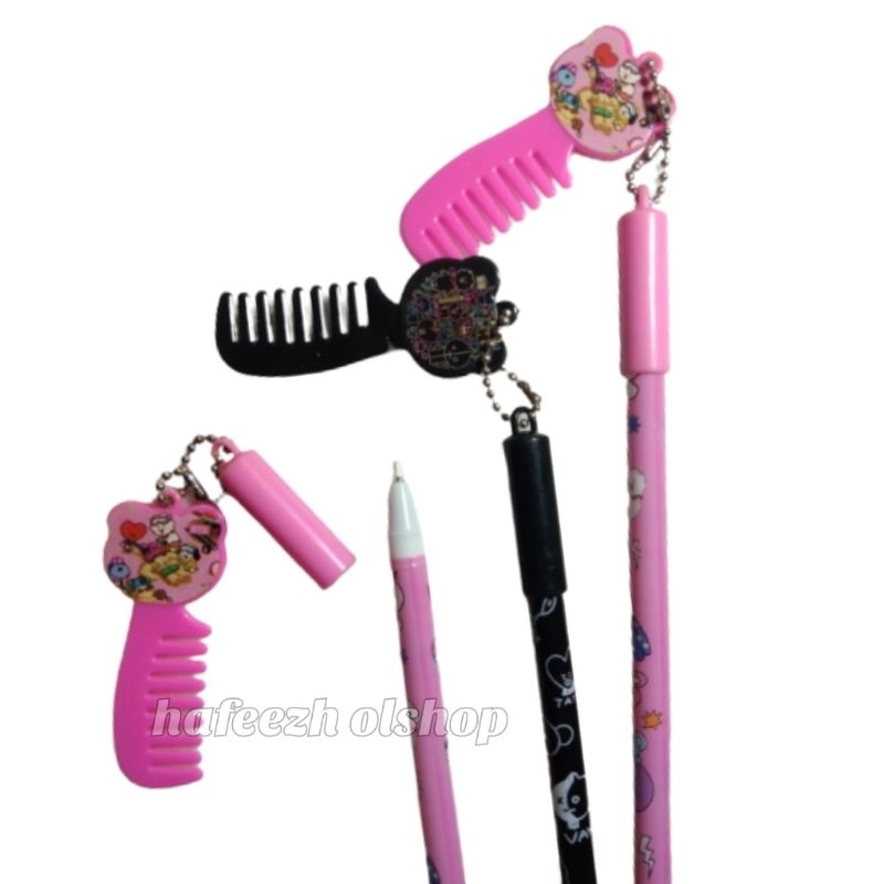 

Pulpen Gel Karakter BTS BT21 Pulpen Anak Dengan Hiasan Sisir