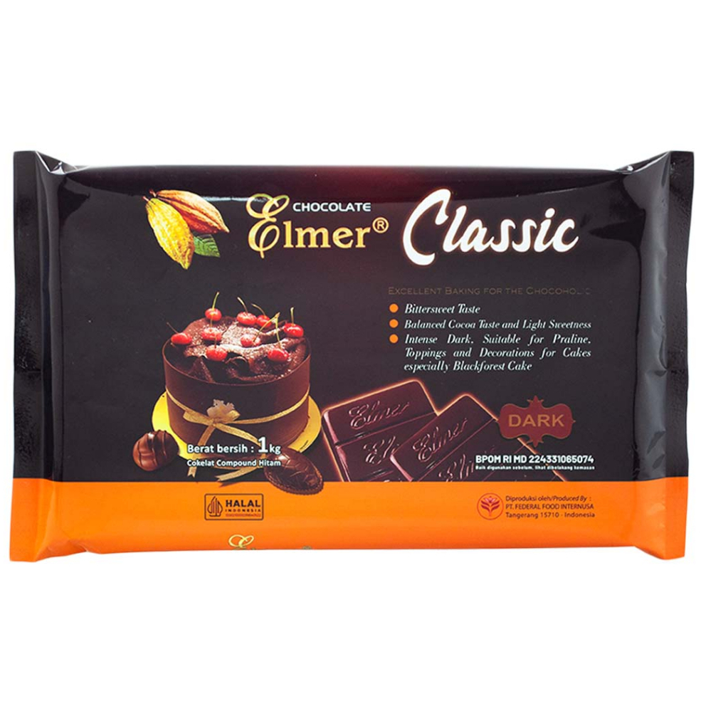 

ELMER CLASSIC CHOCOLATE COMPOUND 1 KG