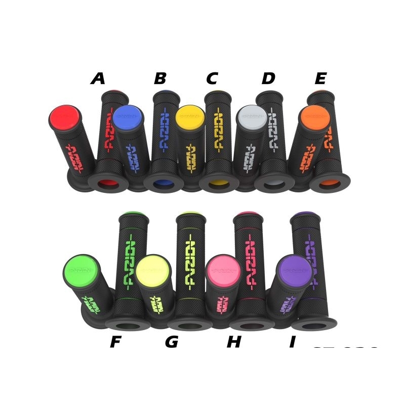 Hand Grip FUZION Hitam Lis Warna plus jalu Motor Bebek Moge Matic Universal Super Lembut Soft Handgr