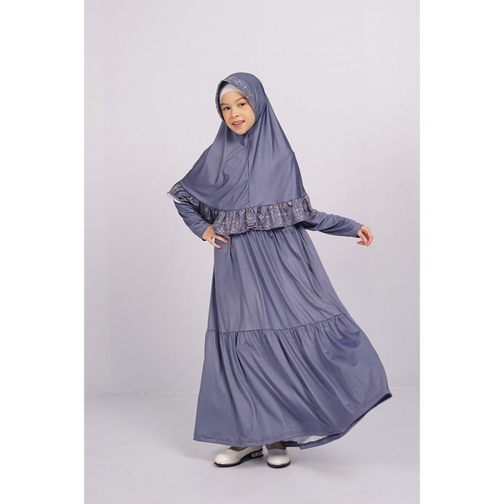 ELZATTA KOLEKSI GAMIS ANAK PEREMPUAN TERBARU GAMIS KANAWA ELZATTA POLOS