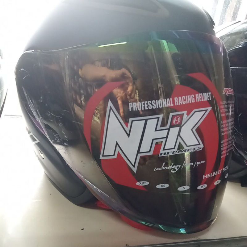 visor helm nhk r6 original