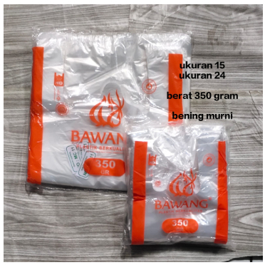 HD bening bawang  murni 15 24 bening transparant / kantong plastik bening bawang 350 gram