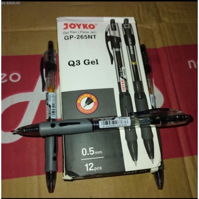 

Gel Pen Pulpen Pena Joyko GP-265NT Q3 Gel 0.5mm - Black ( Pcs )
