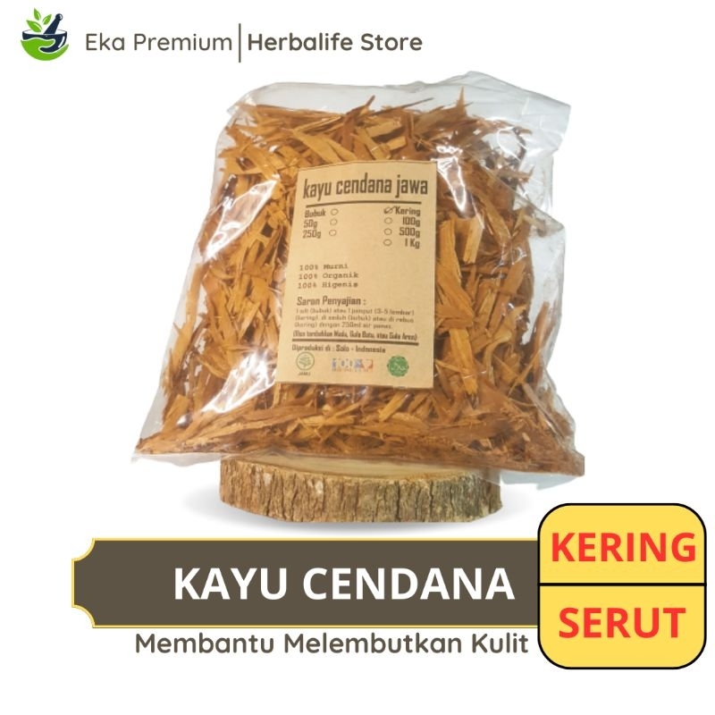 

KAYU CENDANA JAWA KERING Serut Ramuan Rempah Herbal Murni Jamu Minuman Alami Tradisional Simplisia Santalum Album L