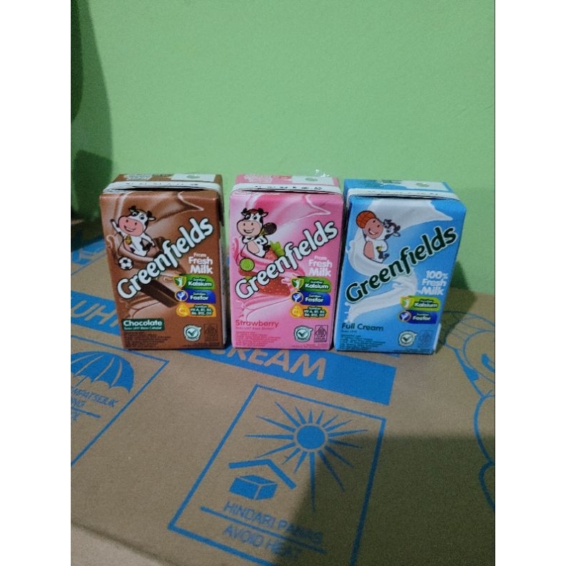 

Greenfields uht milk 105 ml isi 40 pcs