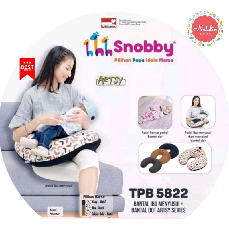 SNOBBY Bantal Donat Menyusui + Bantal Dot TPB 5822
