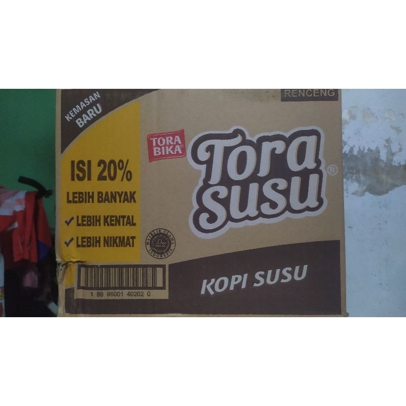 

Torabika Susu 1 Karton Isi 12 Renteng