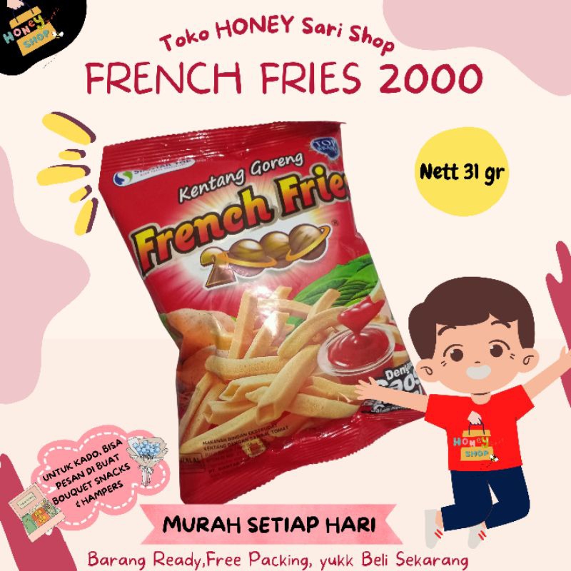 

KENTANG GORENG FRENCH FRIES 2000 MURAH GROSIR DAN ECERAN ECER