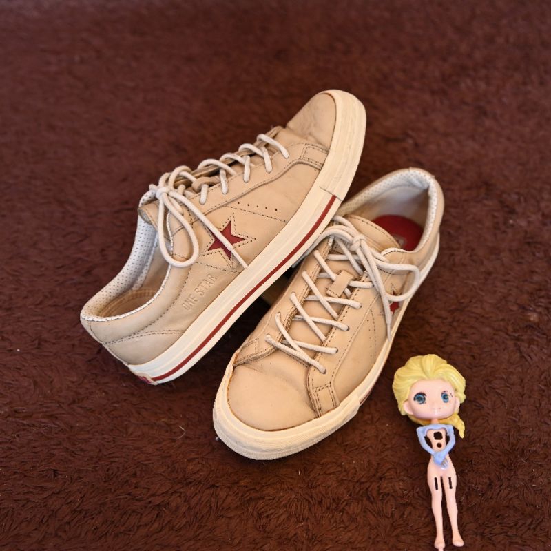 Converse One Star Leather Cream size 40 (original used)