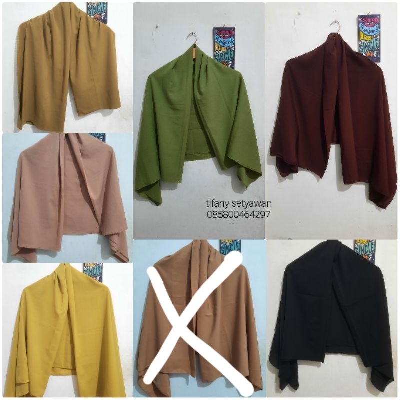 JILBAB SEGIEMPAT SYAR'I PREMIUM / KHIMAR SYAR'I
