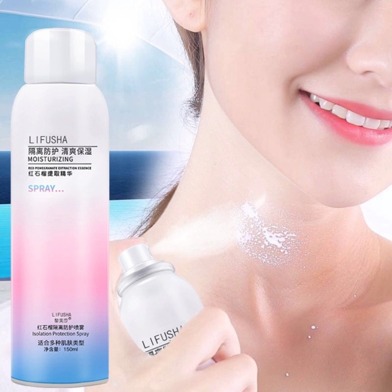 SUNSCREEN PEMUTIH KULIT KOREA MOISTURIZING WHITENING SPRAY Lotion Ampuh Memutihkan Kulit Instant Pri
