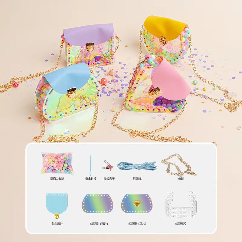 Mainan DIY anak handmade tas princess fashion bag smarthand