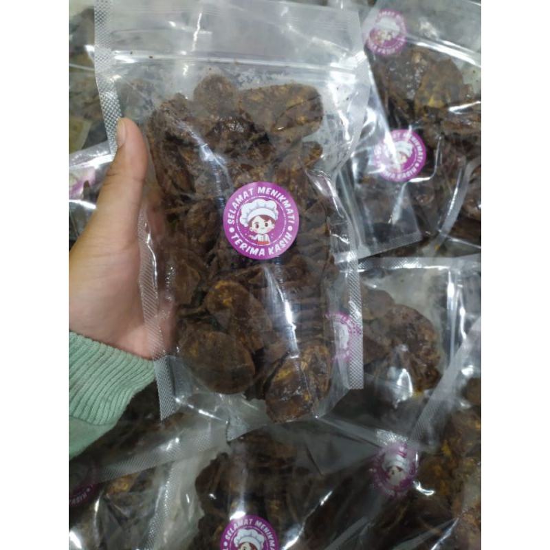 

Kripik pisang coklat lumer
