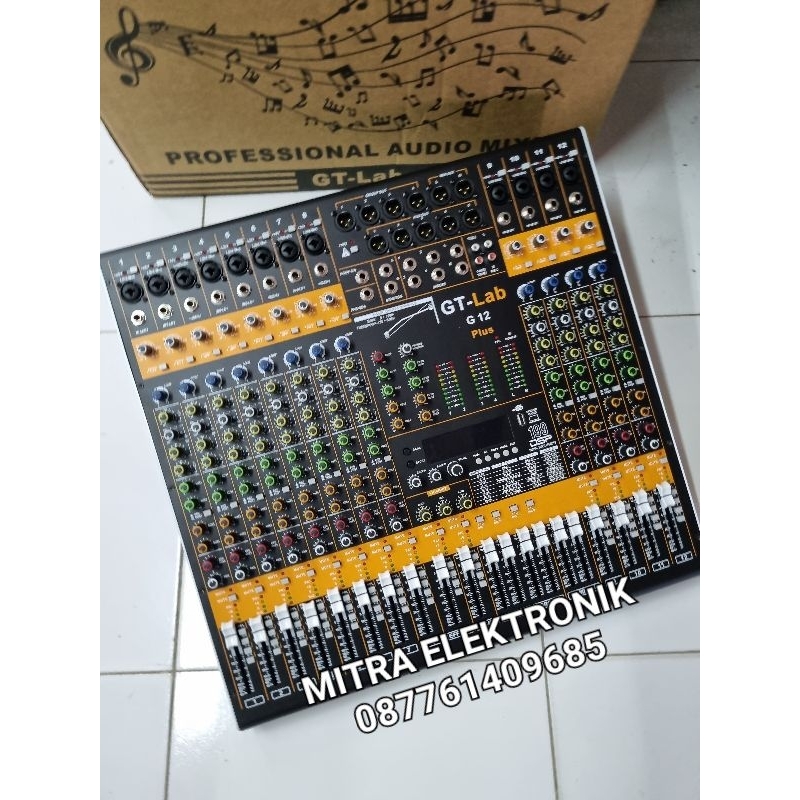 MIXER GT LAB 12 PLUS BARU mixer Rdw gt lab 12 channel plus terbaru