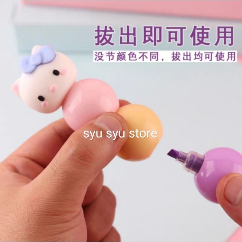 

Ay00! Stabillo bulat Hello Kitty Unicorn susun 3