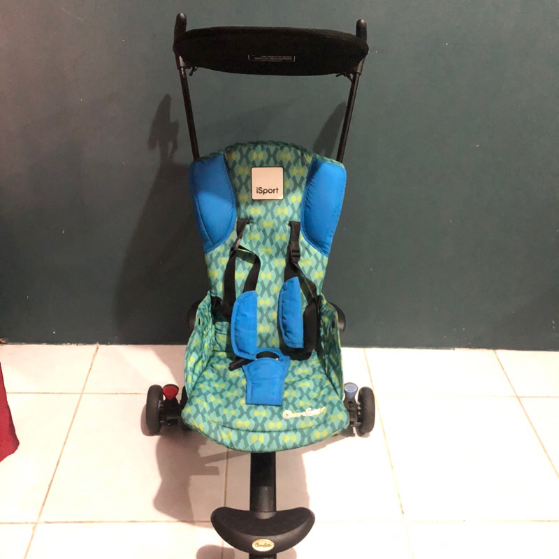 Stroller Cocolatte iSport Blue Tosca Lengkap Tas
