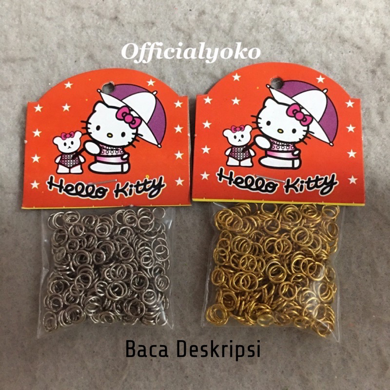 Jump Ring / Ring Kecil untuk Kalung Gelang Bros (15gram)