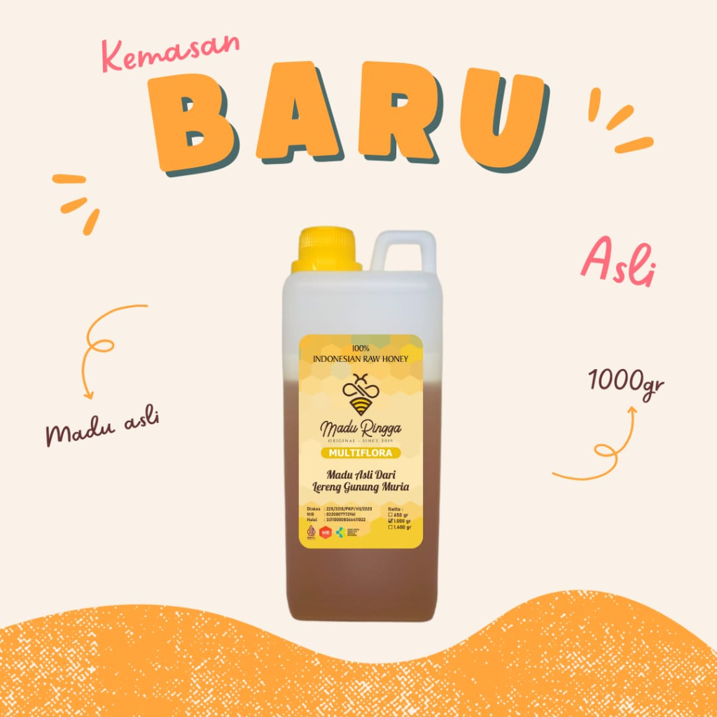 

Madu ringga 1000gram